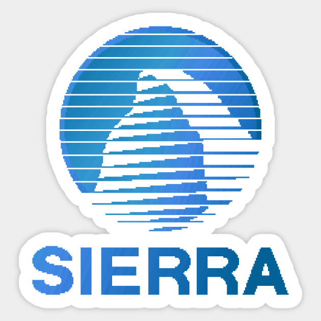 Sierra Blue Sticker by AndyElusive